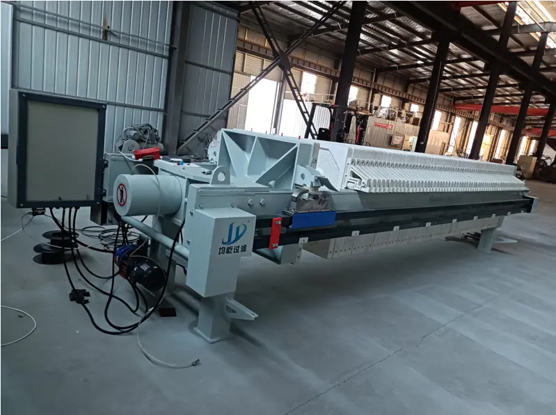 870*870 High Quarity Automatic Filter Press For Solid-Liquid Filtration